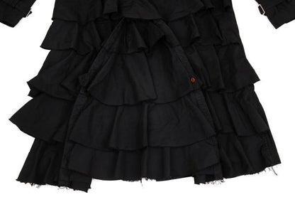 COMME des GARCONS HOMME PLUS Polyester Coat Black Size S
