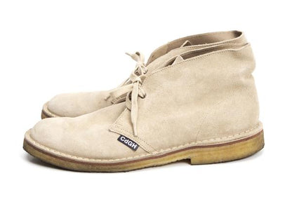 COMME des GARCONS HOMME Suede Boots Beige Size 7.5 (27cm)
