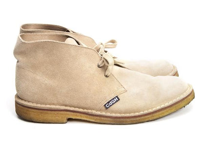 COMME des GARCONS HOMME Suede Boots Beige Size 7.5 (27cm)
