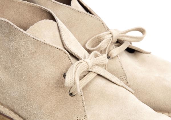 COMME des GARCONS HOMME Suede Boots Beige Size 7.5 (27cm)