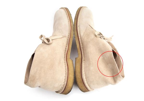 COMME des GARCONS HOMME Suede Boots Beige Size 7.5 (27cm)