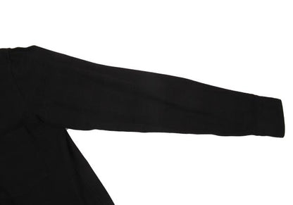 BLACK COMME des GARCONS Black Dyed Cotton Hem Shirt Size S