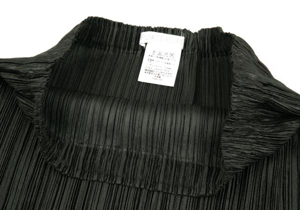 PLEATS PLEASE Glossy Pleated Maxi Skirt Deep Green Size 1