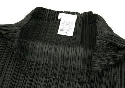 PLEATS PLEASE Glossy Pleated Maxi Skirt Deep Green Size 1