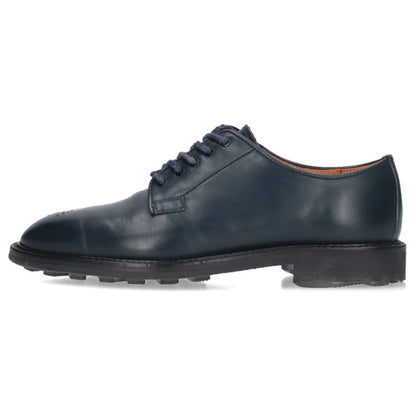 Hender Scheme Navy Plain Toe Leather Shoes Size 3
