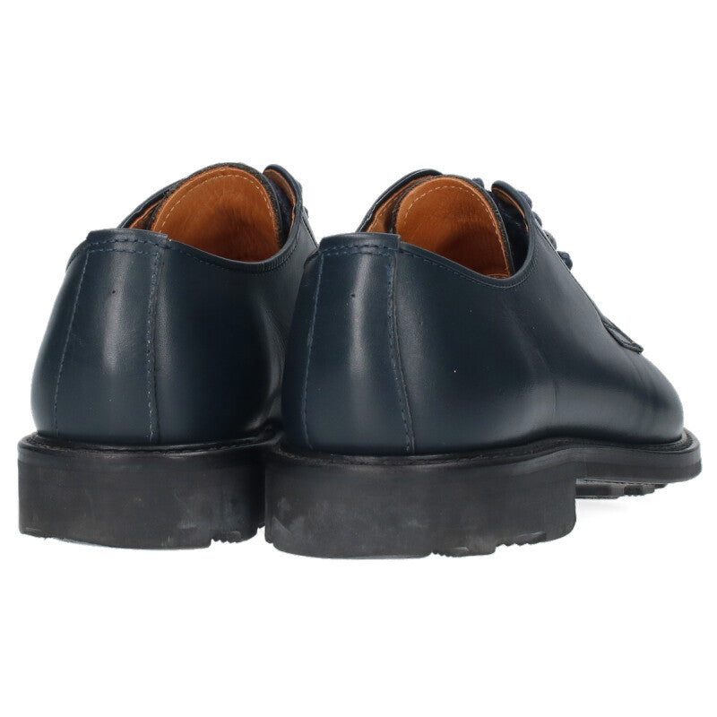 Hender Scheme Navy Plain Toe Leather Shoes Size 3