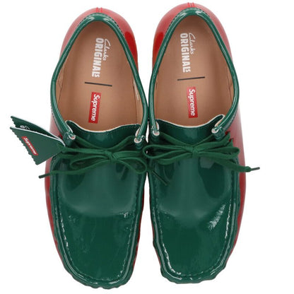 Supreme x Clarks Patent Leather Wallabee Shoes US 8.5