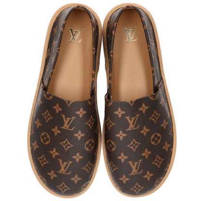 Louis Vuitton Allover Monogram Slip-on Brown Size 11