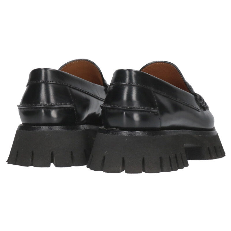 GUCCI Black Web Stripe Rubber Sole Shoes Size 6