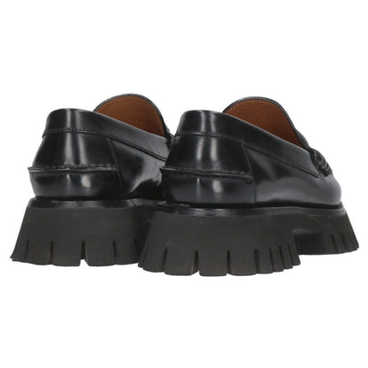 GUCCI Black Web Stripe Rubber Sole Shoes Size 6