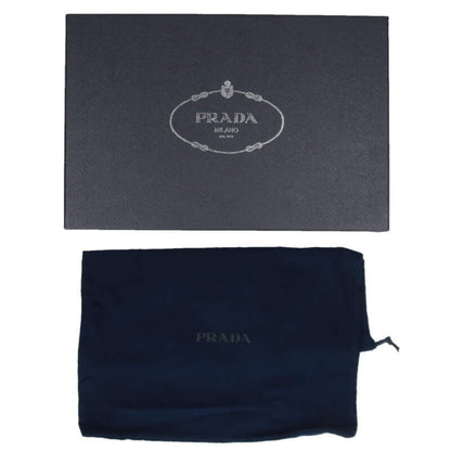 PRADA Brown Triangle Suede Loafers Size 7