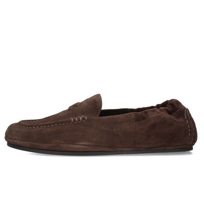 CELINE 25AW Brown Triomphe Logo Adam Loafers Size 7.5