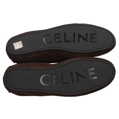 CELINE 25AW Brown Triomphe Logo Adam Loafers Size 7.5