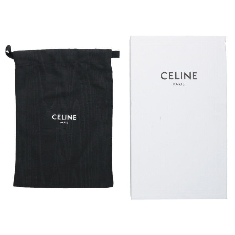 CELINE 25AW Brown Triomphe Logo Adam Loafers Size 7.5