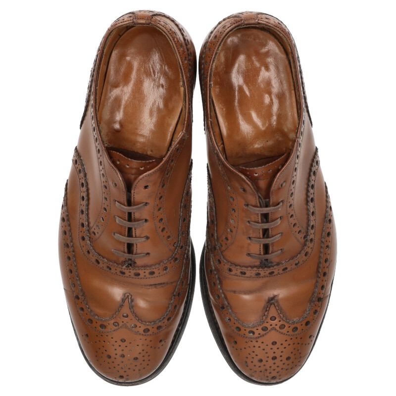 Churchs Burwood Brown Wingtip Dainite Sole Shoes Size 70F