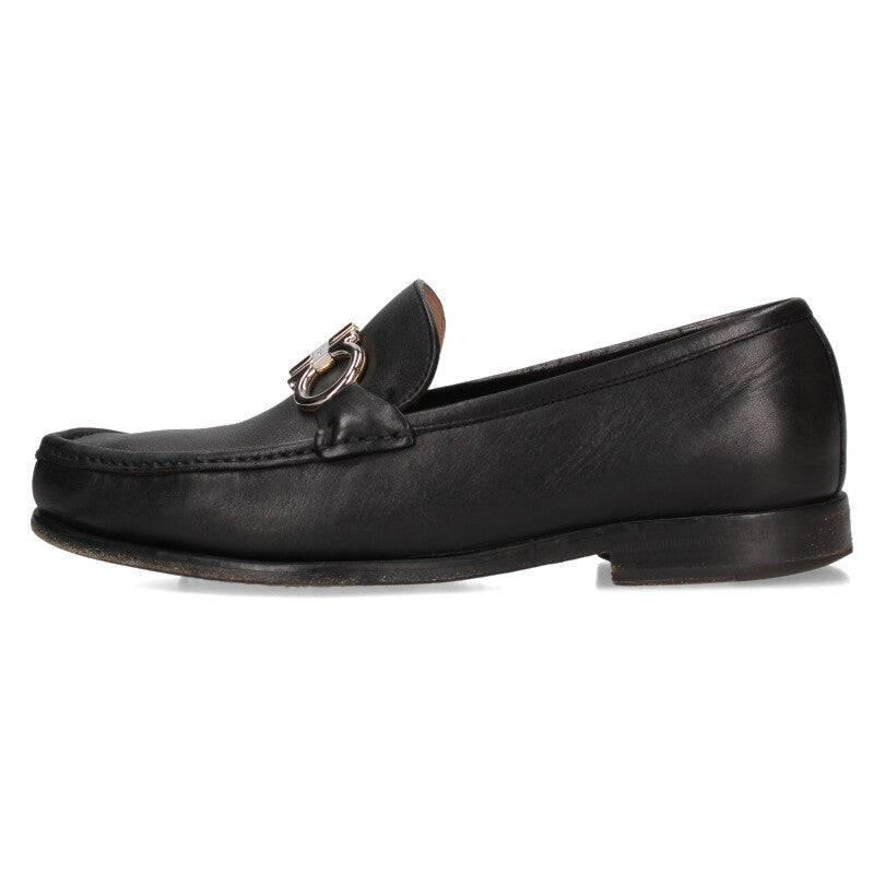 Salvatore Ferragamo Gancini Leather Loafers Size 7.5