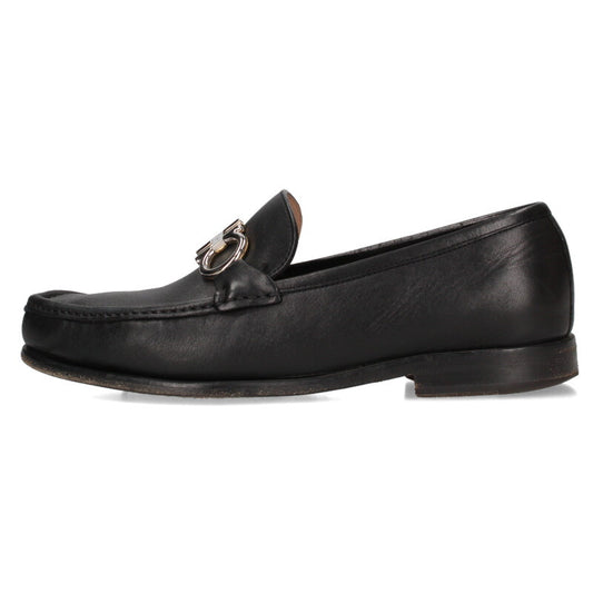 Salvatore Ferragamo Gancini Leather Loafers Size 7.5