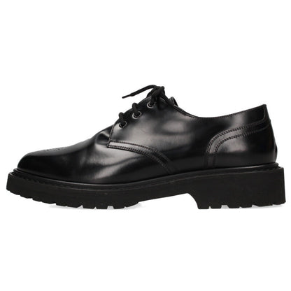 CELINE Black Triomphe Brogue Dress Shoes Size 10.5