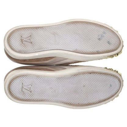 Louis Vuitton Python Studs Slip-on Beige Size 39