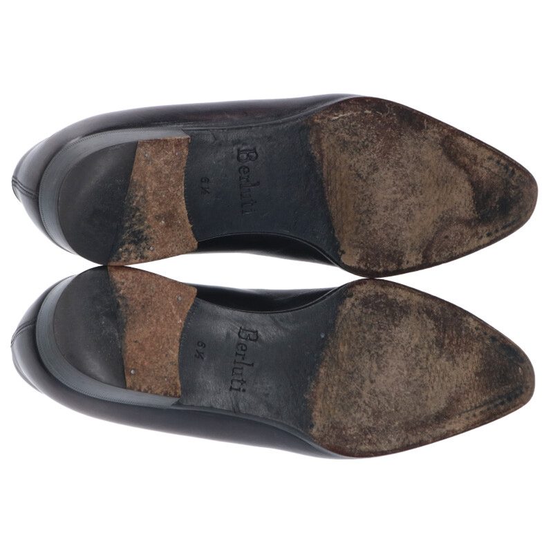 Berluti Alessandro Black Oxford Shoes Size 6.5