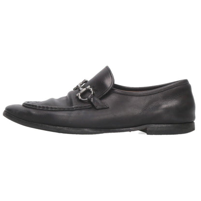 Salvatore Ferragamo Black Leather Bit Loafers Size 8