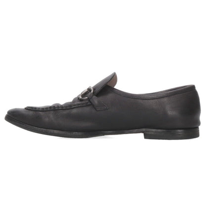 Salvatore Ferragamo Black Leather Bit Loafers Size 8