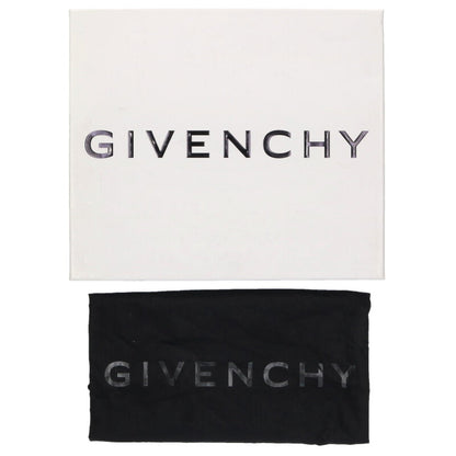 GIVENCHY Squared Derbies Black Leather Moccasin Size 6.5