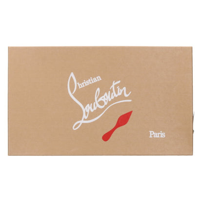 Christian Louboutin Espadrille Suede Leather Black Size 6.5