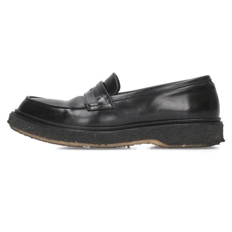 ADIEU Type 5 Crepe Sole Coin Loafers Black Size 11.5