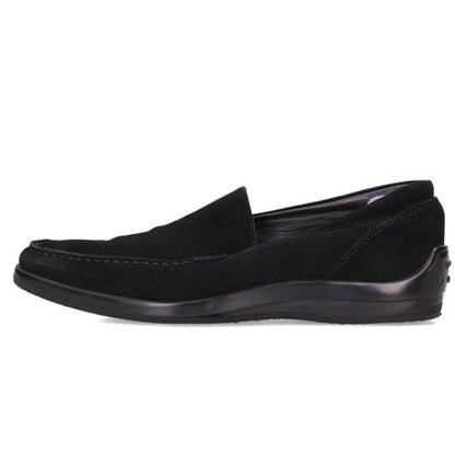 TODS Black Suede Leather Loafers Size 7.5