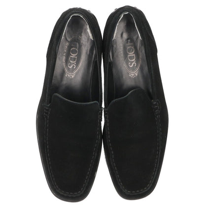 TODS Black Suede Leather Loafers Size 7.5