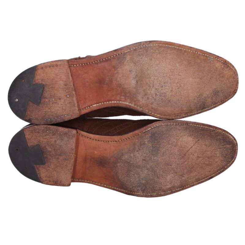 Alden 904 Hampton Last Balmoral Wingtip Suede Brown Size 10B