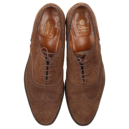 Alden 904 Hampton Last Balmoral Wingtip Suede Brown Size 10B