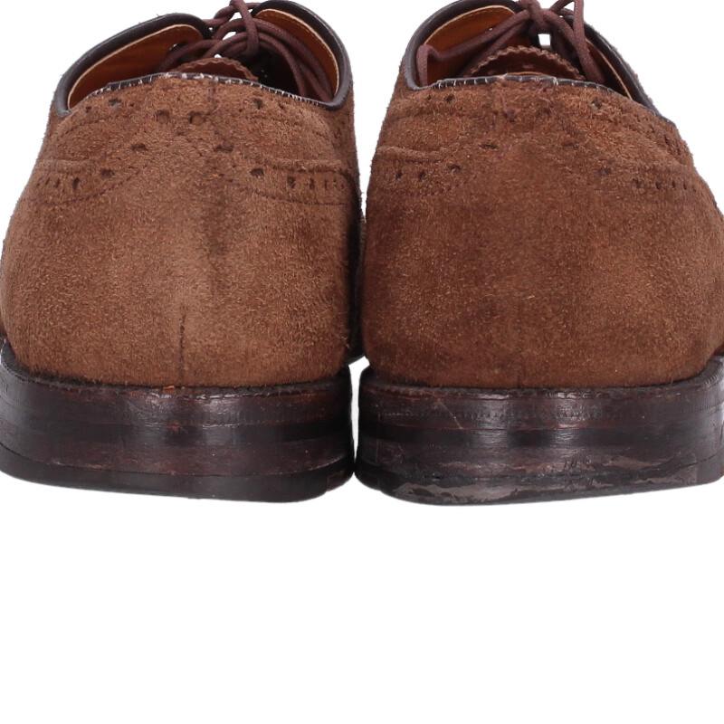 Alden 904 Hampton Last Balmoral Wingtip Suede Brown Size 10B