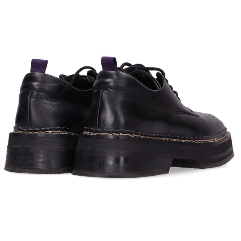 Eytys Phoenix Leather Lace-Up Shoes Black Size 8.5