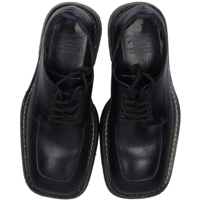 Eytys Phoenix Leather Lace-Up Shoes Black Size 8.5