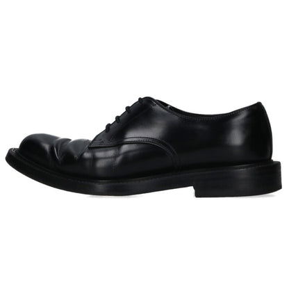 GUCCI 794178 Lace-Up Leather Shoes Black Size 7