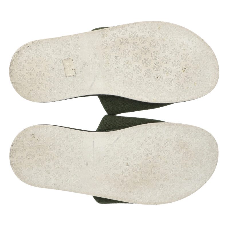 Chrome Hearts Honolulu Horseshoe Slippers Green US 12