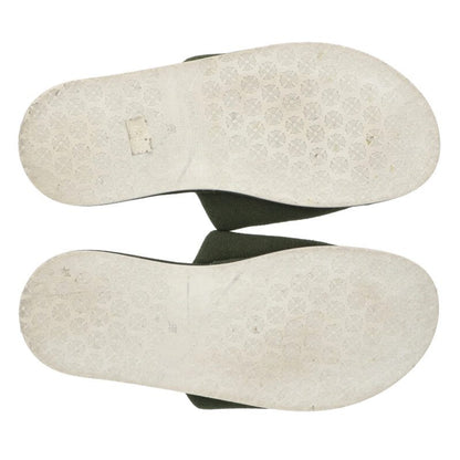 Chrome Hearts Honolulu Horseshoe Slippers Green US 12