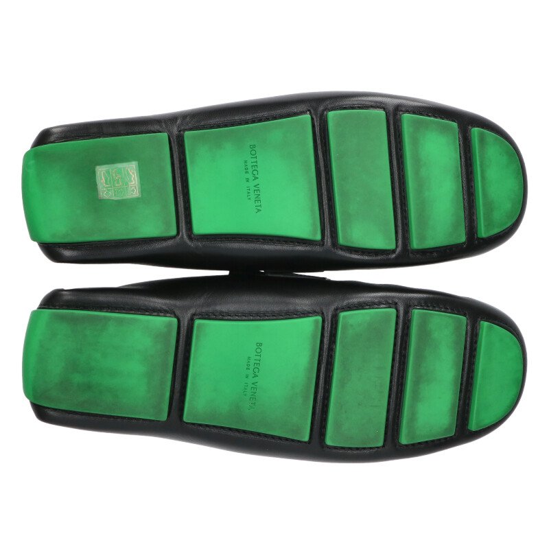 BOTTEGA VENETA Driving Leather Loafers Multi Size 11.5