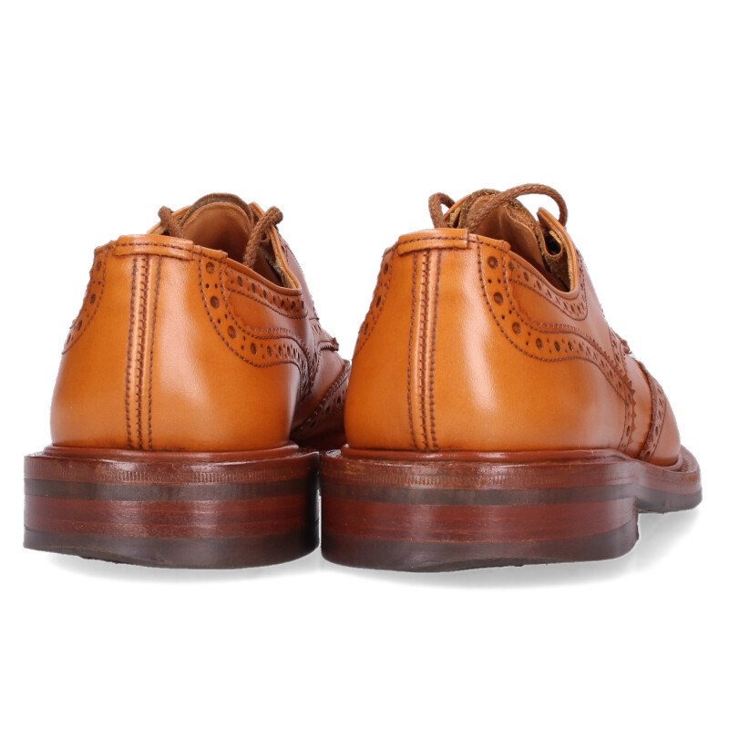 Trickers M5633 Wingtip Leather Shoes Brown Size 7.5