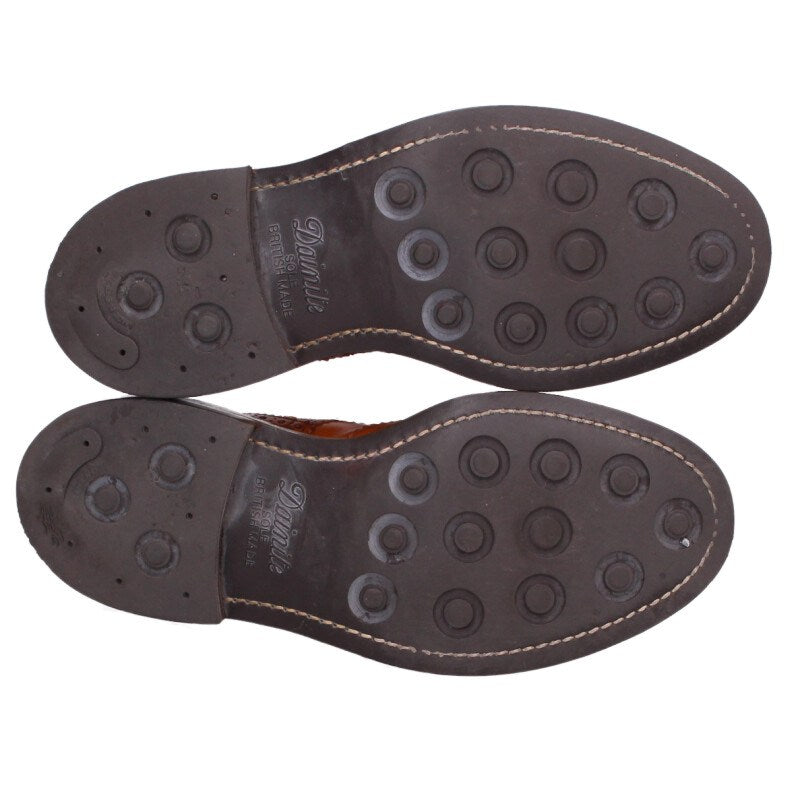 Trickers M5633 Wingtip Leather Shoes Brown Size 7.5