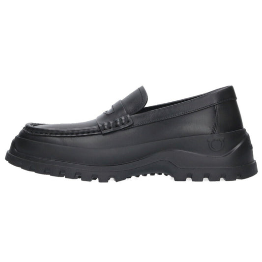 Salvatore Ferragamo Black Penny Loafer Shoes Size 8