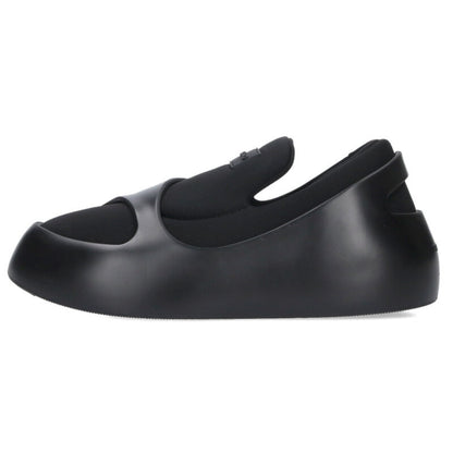 Salvatore Ferragamo Black Hybrid Slip-On Shoes Size 8