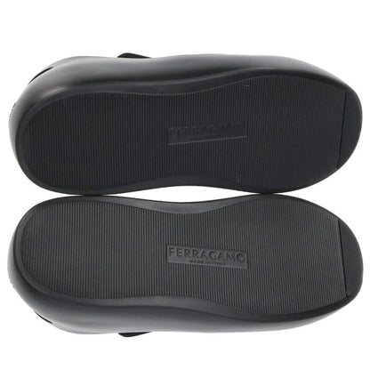 Salvatore Ferragamo Black Hybrid Slip-On Shoes Size 8