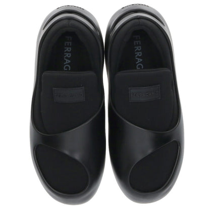 Salvatore Ferragamo Black Hybrid Slip-On Shoes Size 8