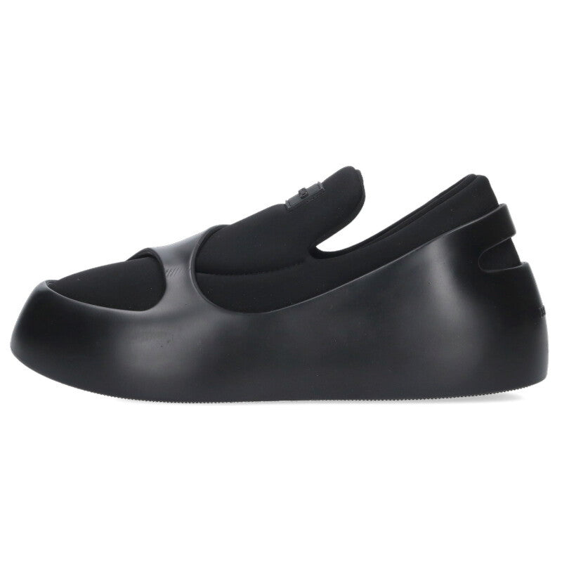 Salvatore Ferragamo Black Hybrid Slip-On Shoes Size 8