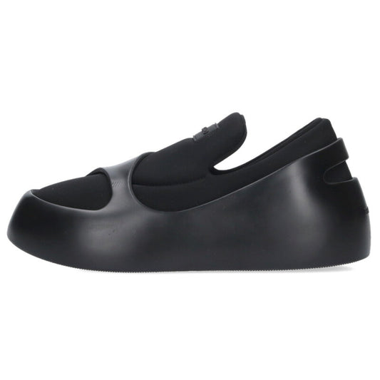 Salvatore Ferragamo Black Hybrid Slip-On Shoes Size 8