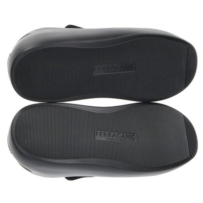 Salvatore Ferragamo Black Hybrid Slip-On Shoes Size 8