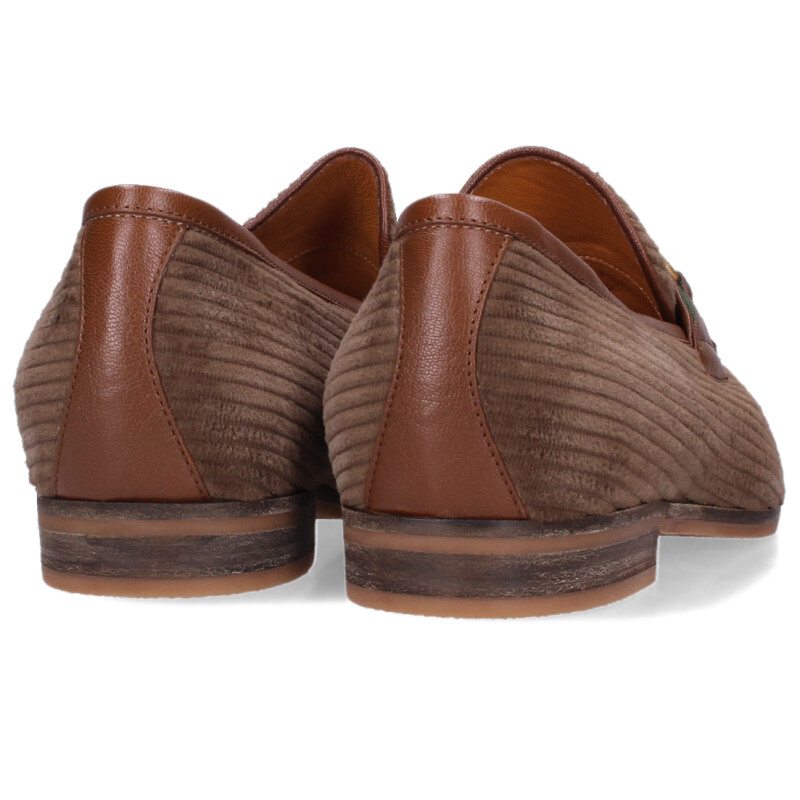 GUCCI Brown/Gold Horsebit Suede Loafers Size 8